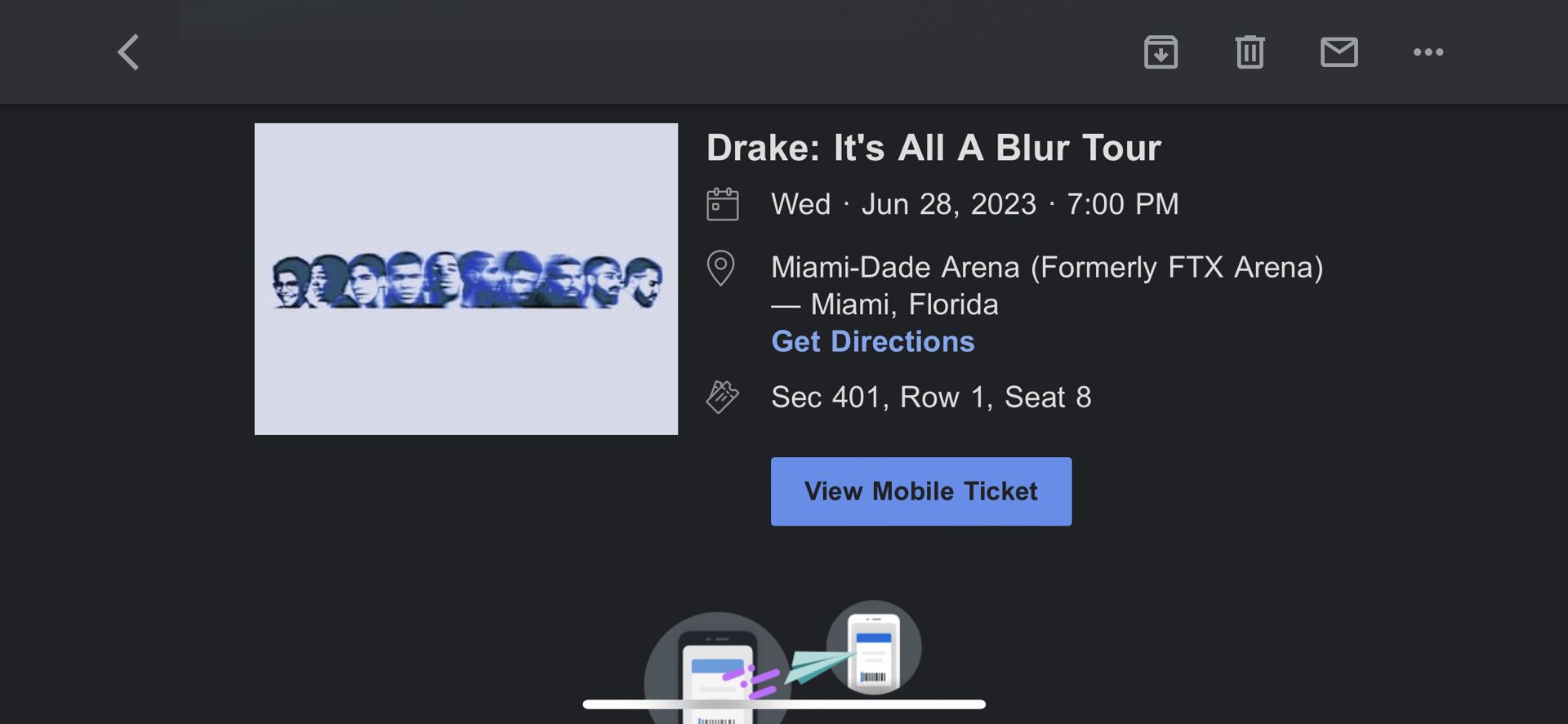 Drake It’s All A Blur Tour Premium Tickets