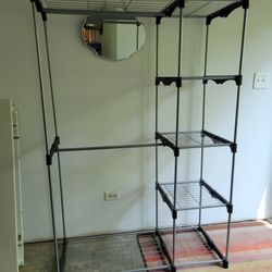 Freestanding Closet Clothes Rack