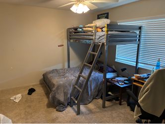 Pottery Barn Teen Bunk Bed and Desk