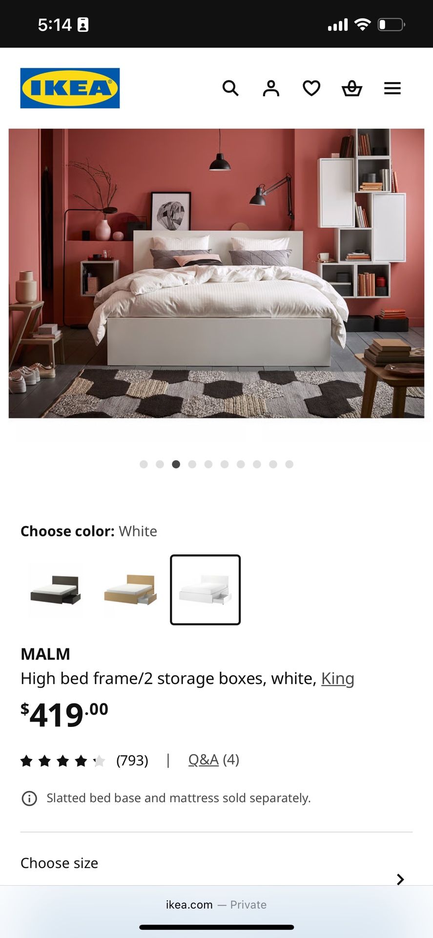 King Bed Frame 