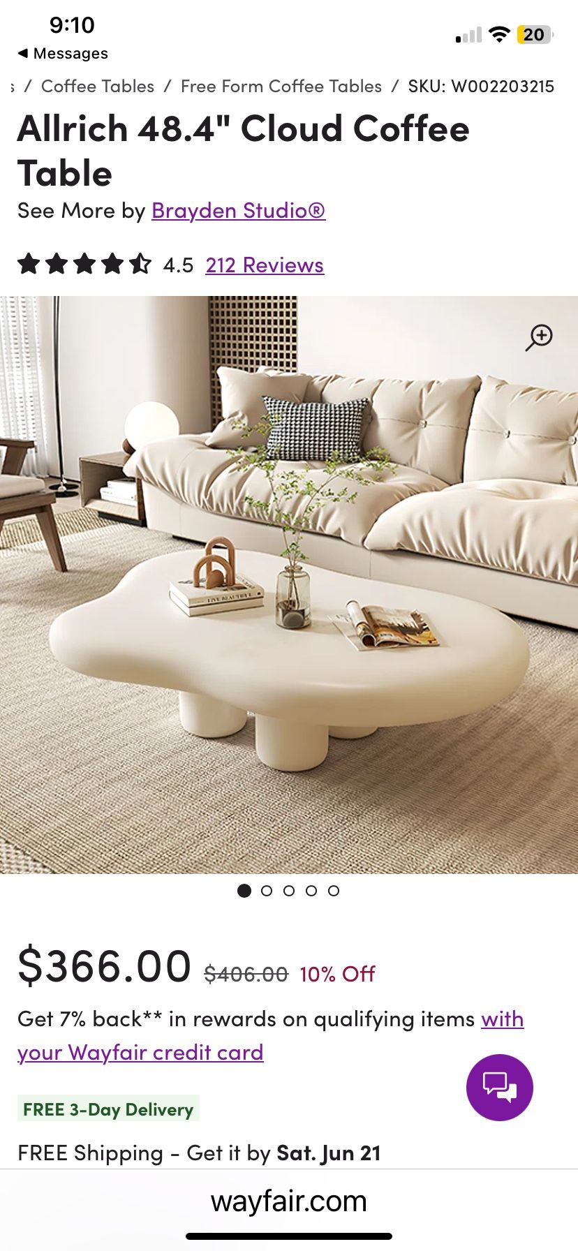 Coffee Table Brand New