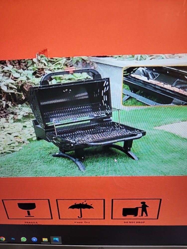 New In Box Bbq Grill. Iron. Nice