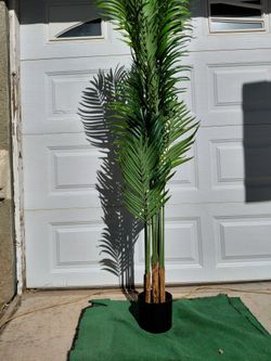 6 ft. Artificial Areca Palm Tree in Pot