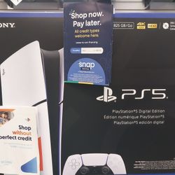PS5 Digital 825GB New On Finance Option With $50 Down
