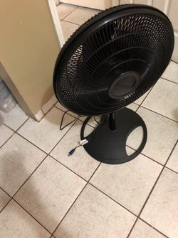Black Lesko 3 speed fan