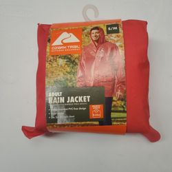 Adult rain Jacket New S/M