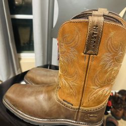 Slip on Justin boot comp toe 11.5 D (New)