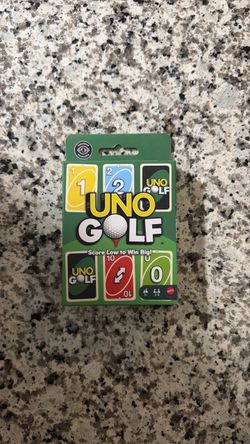 UNO Golf Card Game by Mattel