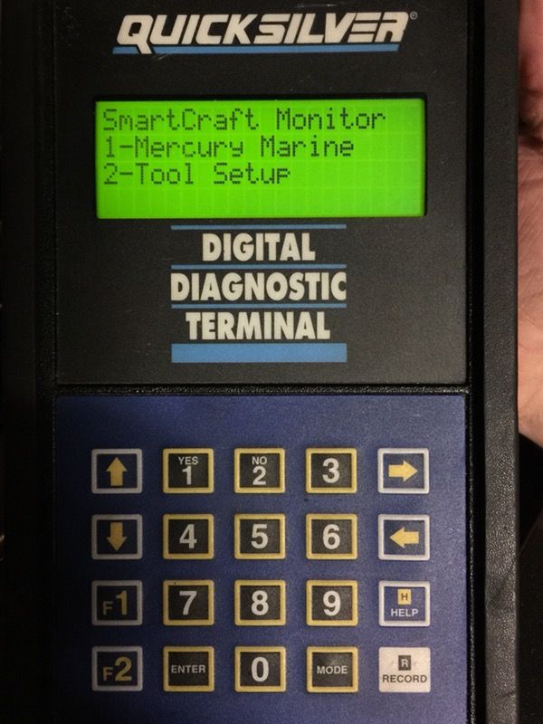 Quicksilver Digital Diagnostic Terminal Mercury SmartCraft Engine Diagnostic