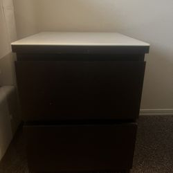 Night Stand With Glass Cover #2 