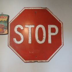 Antique Stop Sign