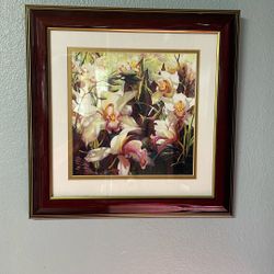“Orchids”-Optic Acrylic Print By Elizabeth Horning