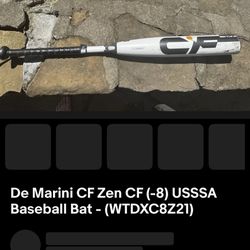 De Marini CF Zen CF (-8) USSSA Baseball Bat - (WTDXC8Z21)