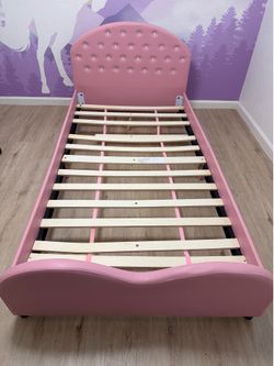 Princess Pink Twin Bed