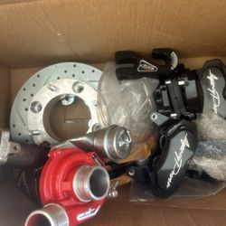 A Box Full Of Things That Was In The Garage Still New