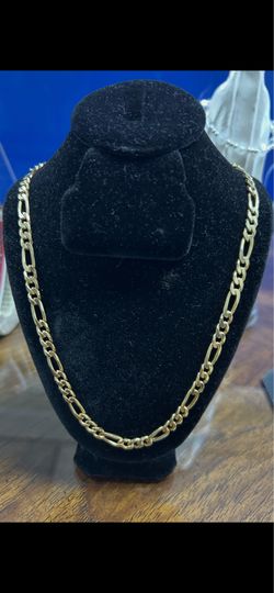 14k solid gold Figaro  21 inches pick up only!!