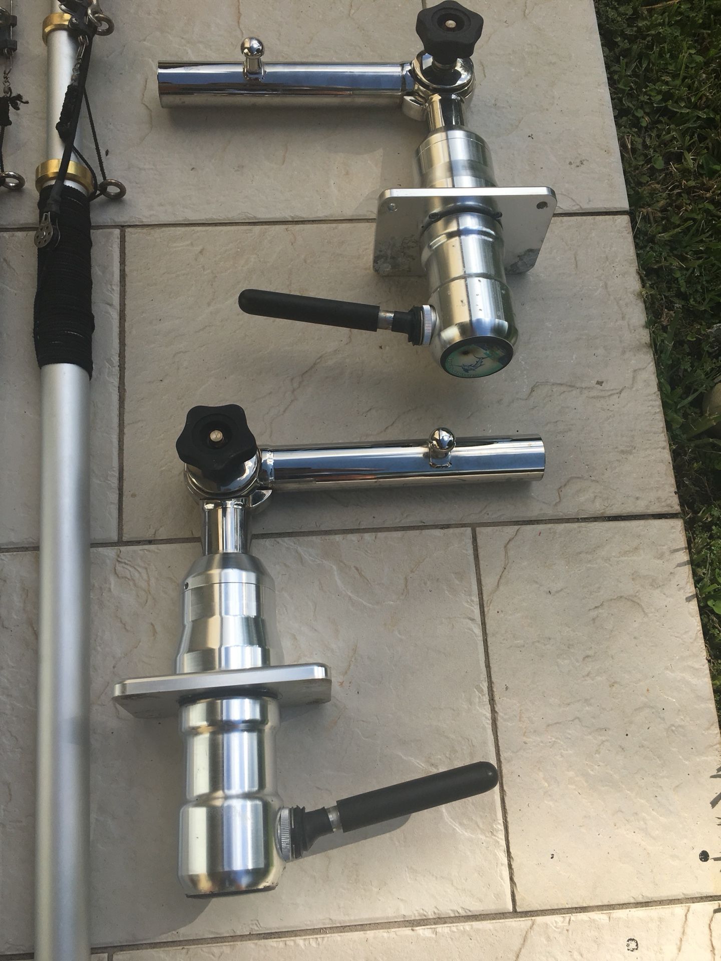 Grand Slam Taco Outrigger Bases and Telescopic Poles