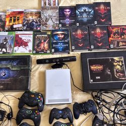 All games are complete and in the box, including collectors additions, most never even used and also some PC games