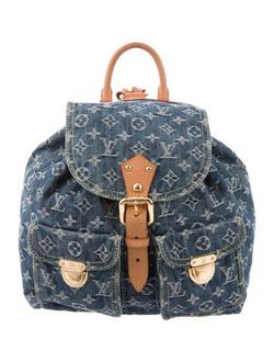 Louis Vuitton denim backpack