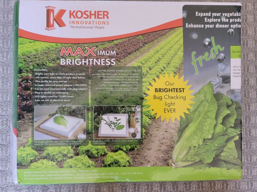 Bug Checker Max Pro Light Kosher Innovations