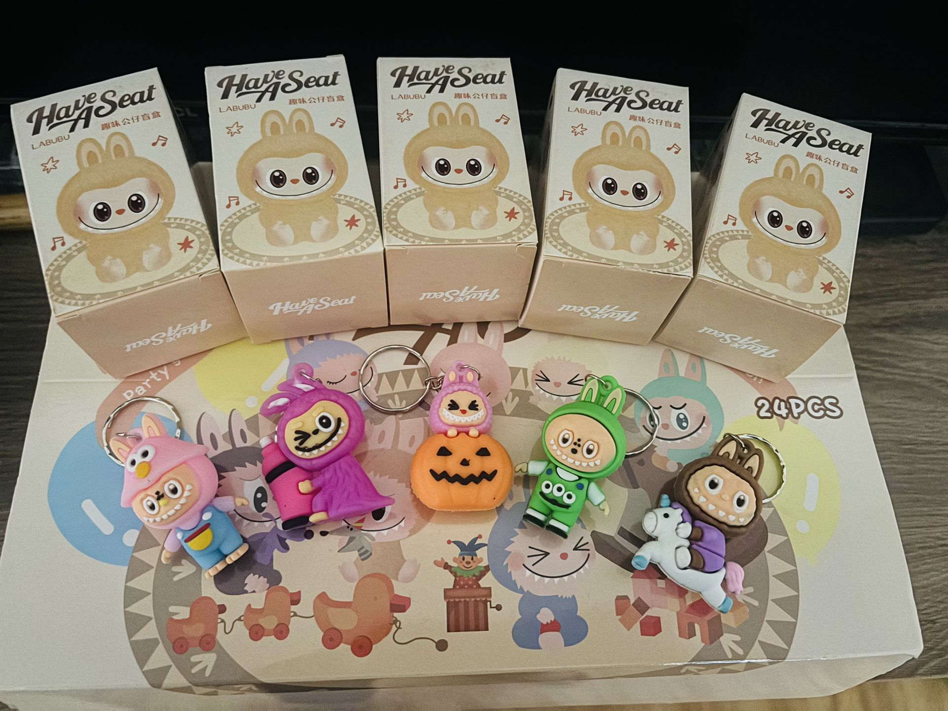 LaBubu Mini Keychains