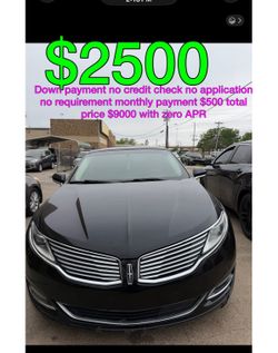 2016 Lincoln no credit application