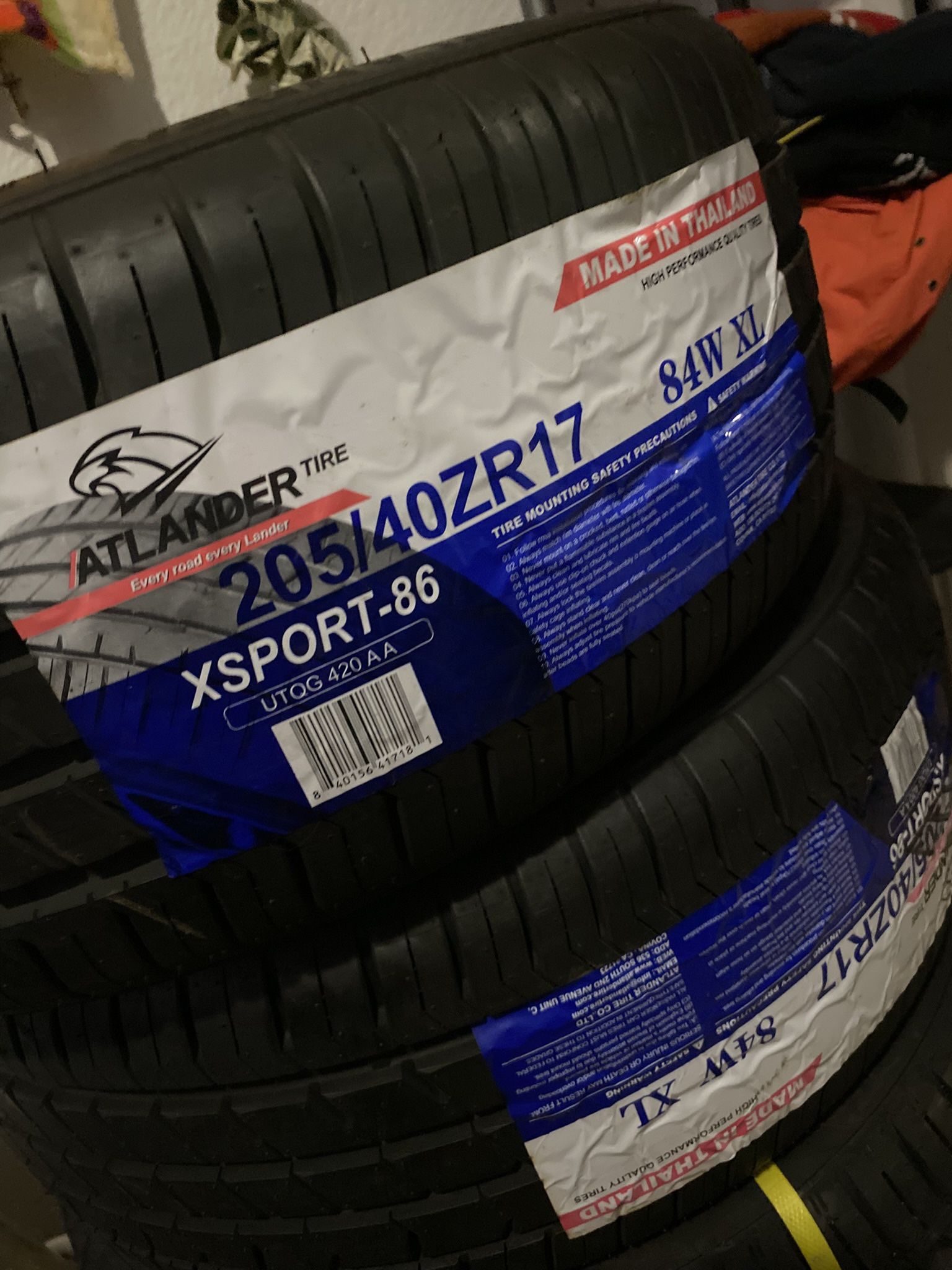 I Have 2, 205/40/17 Tires And 2 215/45/17