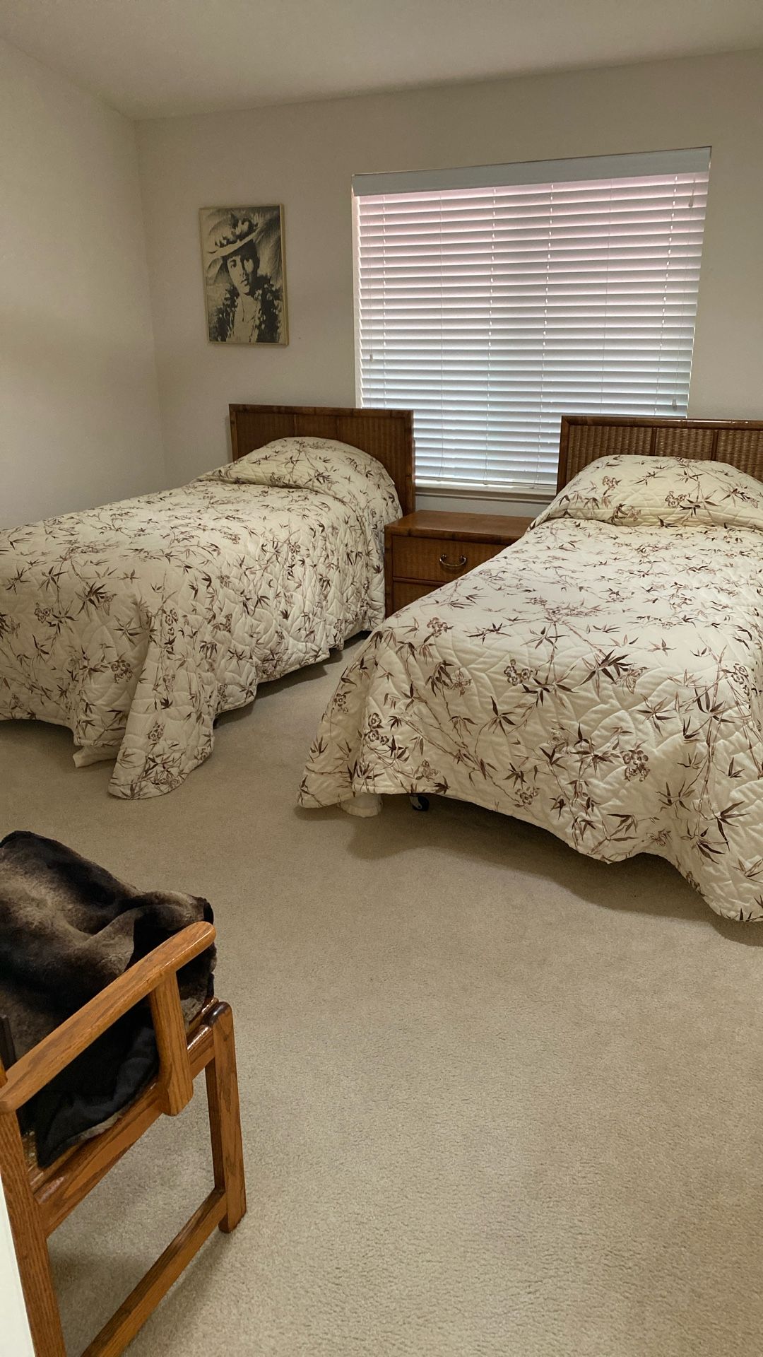 Twin Beds Bedroom set