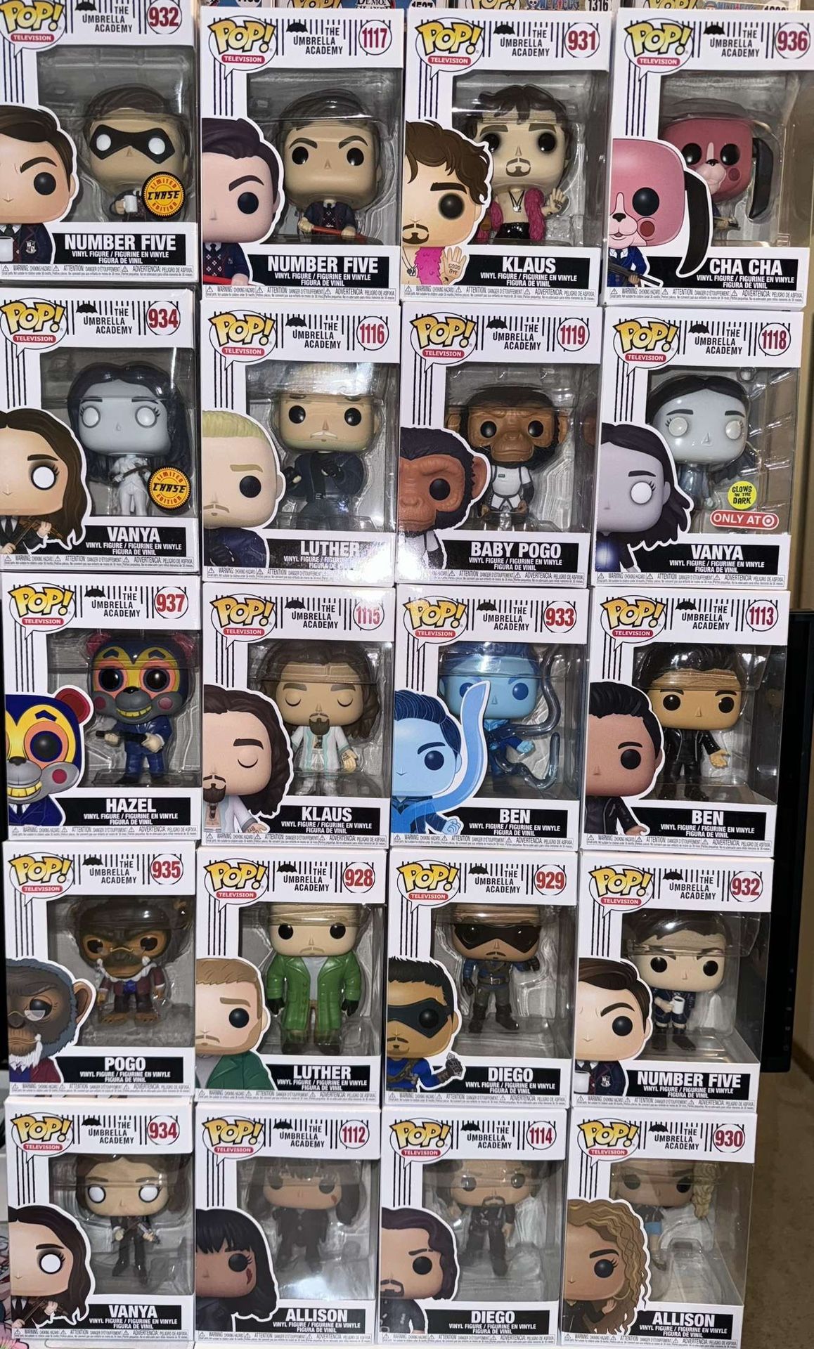Umbrella Academy Funko Pop Lot!