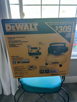 6 - gallon pancake electric air compressor kit. New