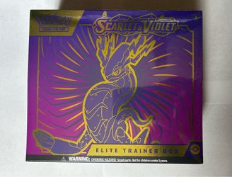 Pokémon TCG Scarlet & Violet Elite Trainer Box English 2023 Miraidon 45 Cards