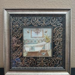 BATH WALL ART DECOR.  $5
