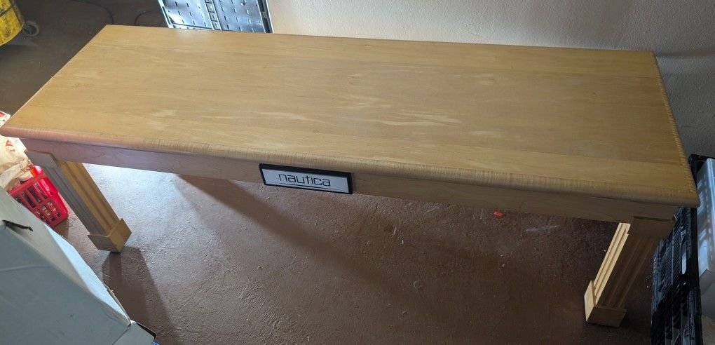 Vintage Nautica Solid Wood Bench - Negotiable