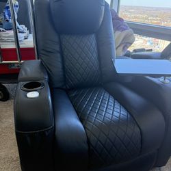 Black Luxury Reclining Chair