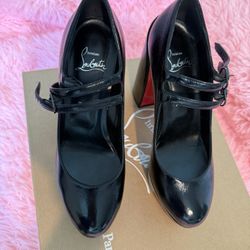 Christian Lou Boutin Mary Jane Heels