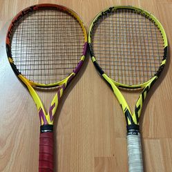 2x Babolat Pure Aero (1/4 grip)
