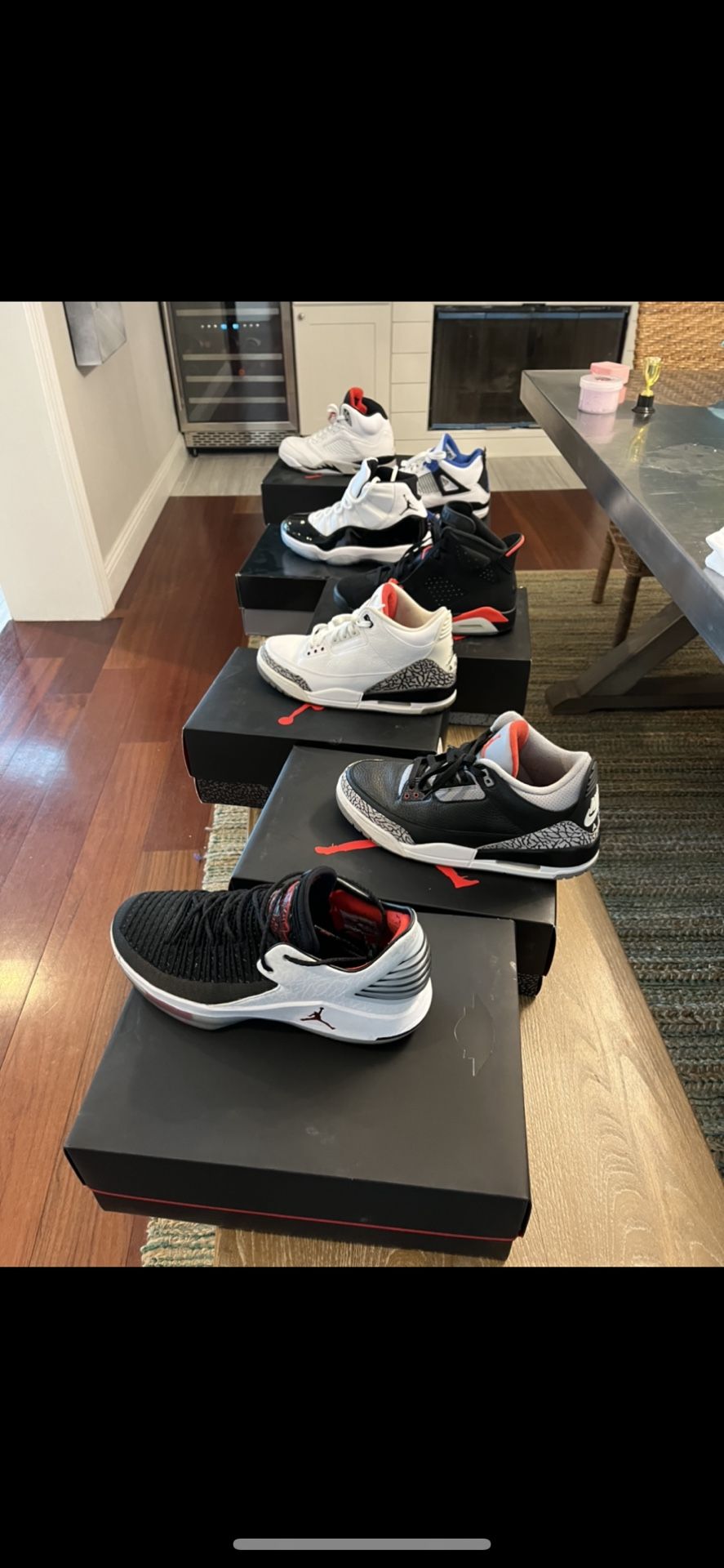 Retro Jordans - all size 10