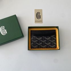 Black Goyard card-holder authentic 