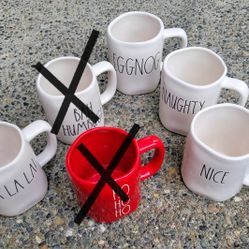 4 - Rae Dunn Holiday Mugs