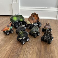 Dinosaur Pull Back Trucks