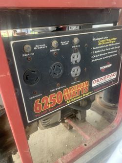 6250 Watt Generator