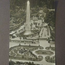 Schlob Linderhof Palace Germany Vintage Collectible Postcard Post Card RPPC PC