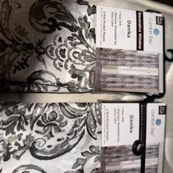 3 Sets Of Curtains.