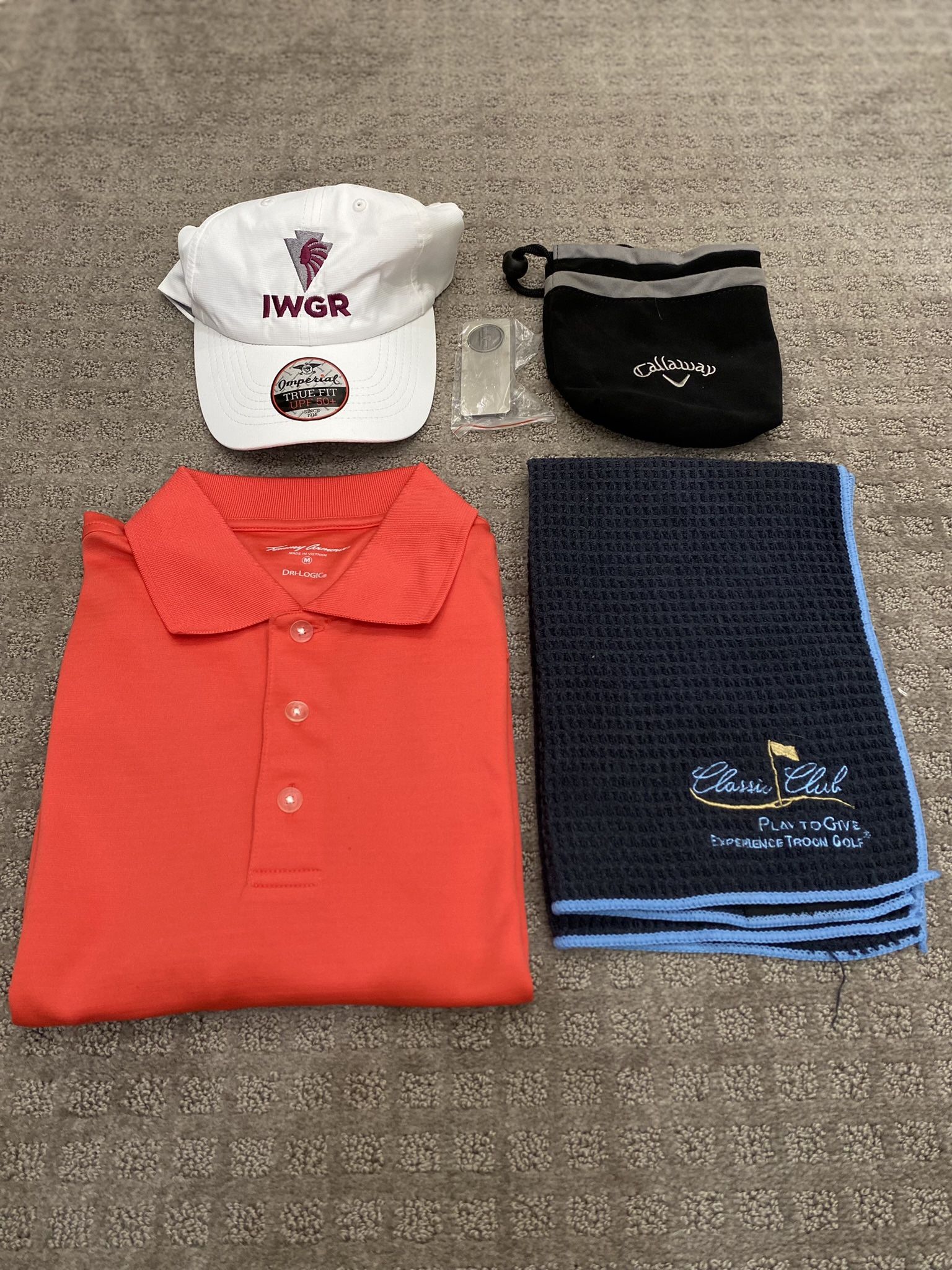 Golf Clothing & Accessories Bundle