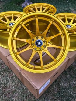 17x9 rims new in box 4x100/4x114.3 today sale only $350 new
