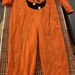 Cute Child Pumpkin Costume Size 6 