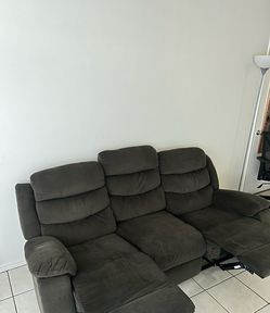 Small green couch