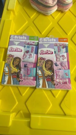 Barbie Girls' 6-Pack Cotton Briefs