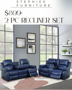 Sofa Loveseat Recliner Set!!
