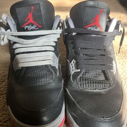Jordan 4 Bred Reimagined Size  11.5 Men’s